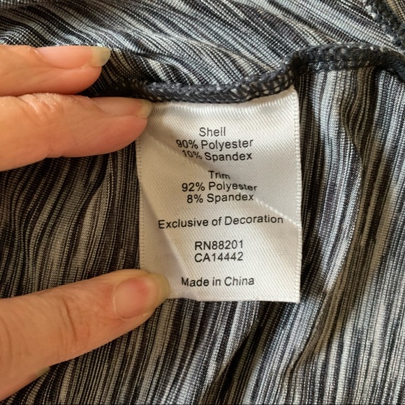 Mondetta Stretchy Athletic Sports Dress – Size Small, Black & Gray Heathered - Picture 10 of 13